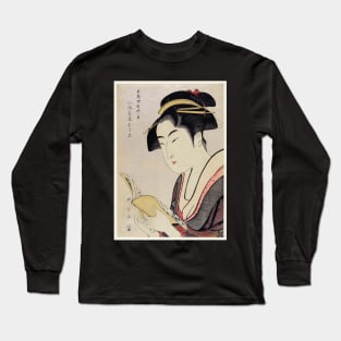 girl reading Long Sleeve T-Shirt